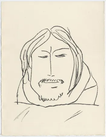 Lithografie Matisse - Portrait d'homme esquimau n° 6. 1947 (Pour Une Fête en Cimmérie)