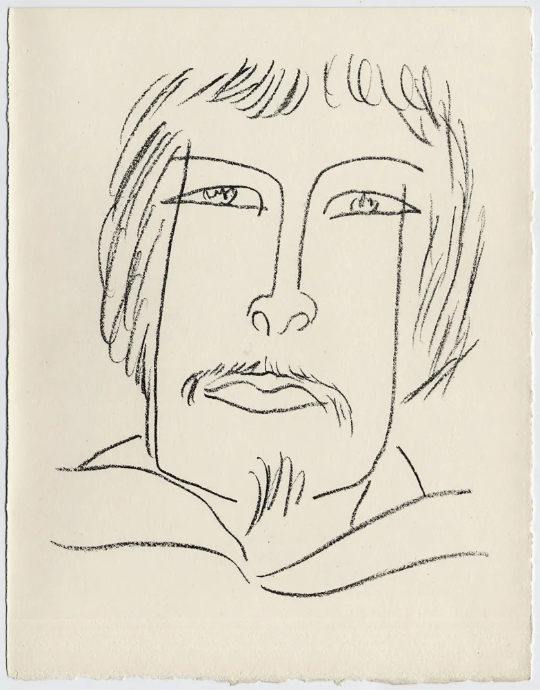 Lithografie Matisse - Portrait d'homme esquimau n° 7. 1947 (Pour Une Fête en Cimmérie)