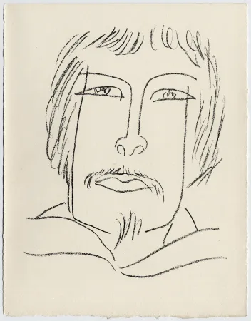 Lithografie Matisse - Portrait d'homme esquimau n° 7. 1947 (Pour Une Fête en Cimmérie)
