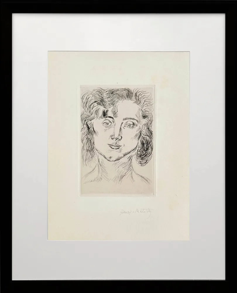 Ets Matisse - Portrait of Marguerite Matisse