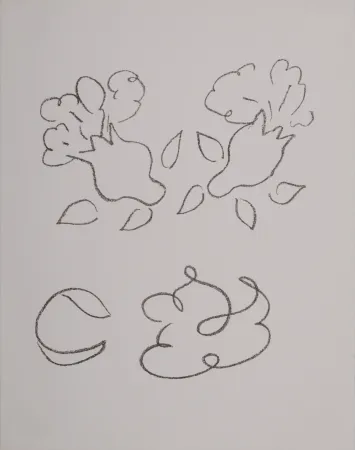 Lithografie Matisse - Sketch for la religieuse portugaise, 1972