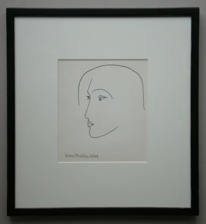 Lithografie Matisse - Tête, 1949