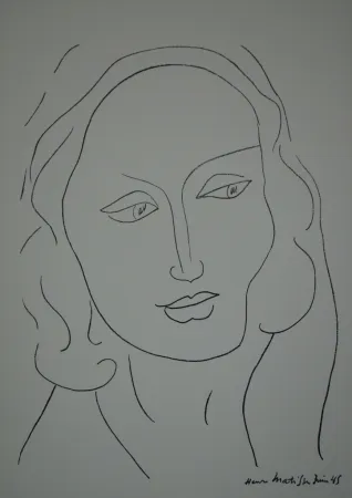 Lithografie Matisse - Tête de Femme