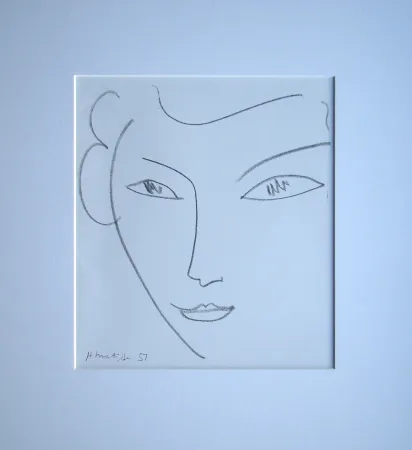 Lithografie Matisse - Visage