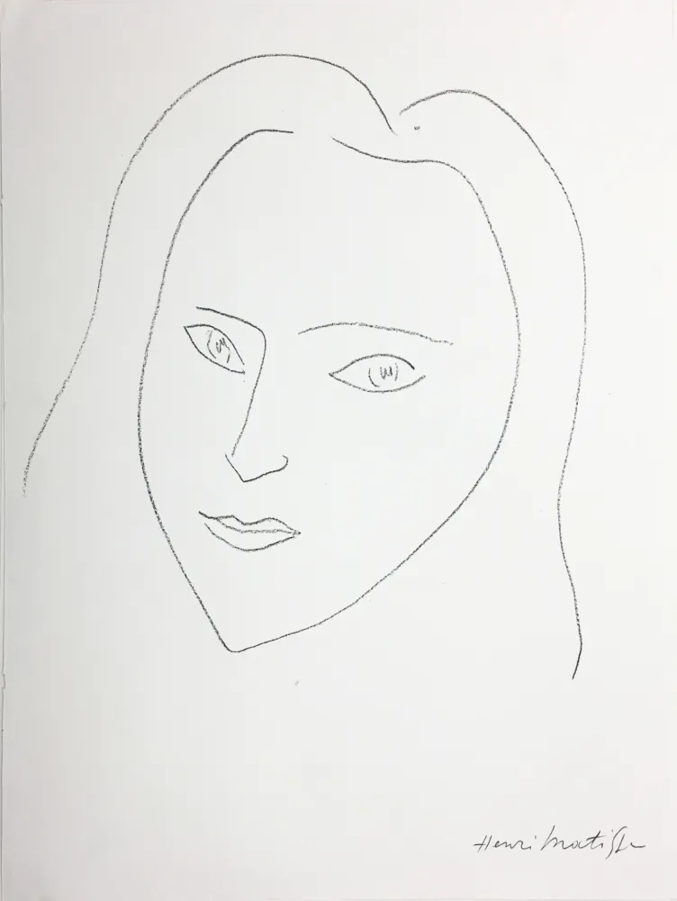 Lithografie Matisse - VISAGE (1943)