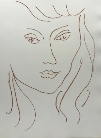 Lithografie Matisse - Visages VI
