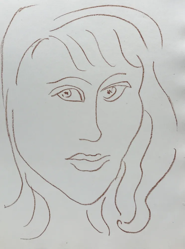 Lithografie Matisse - Visages VII