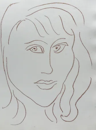 Lithografie Matisse - Visages VII