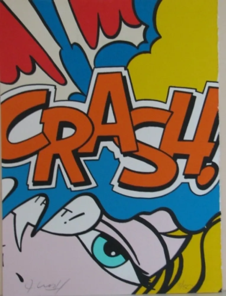 Lithografie Matos - Crash Orange