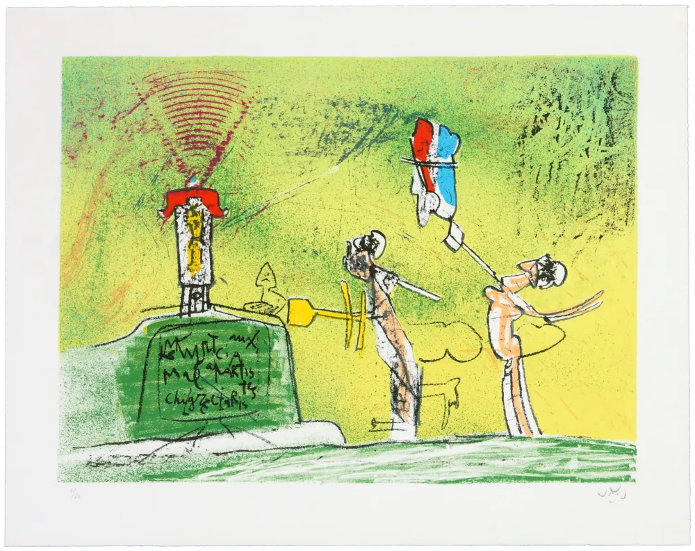 Lithografie Matta - All Cosmicstrippers I