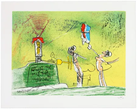 Lithografie Matta - All Cosmicstrippers I