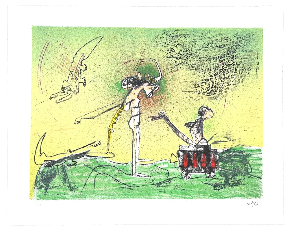 Lithografie Matta - All Cosmicstrippers II