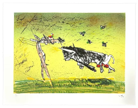 Lithografie Matta - All Cosmicstrippers IV