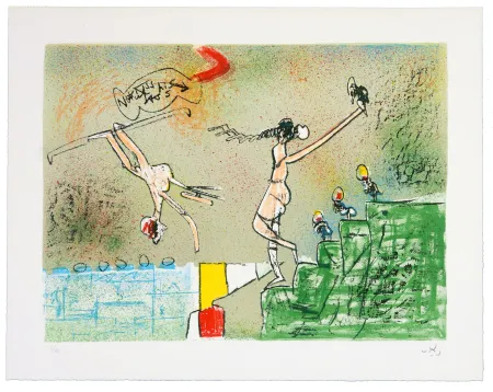 Lithografie Matta - All Cosmicstrippers IX