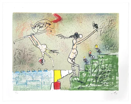 Lithografie Matta - All Cosmicstrippers IX