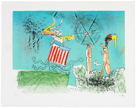 Lithografie Matta - All Cosmicstrippers V