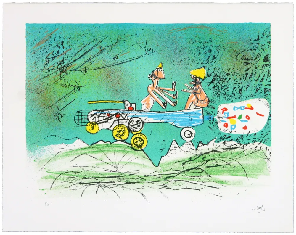 Lithografie Matta - All Cosmicstrippers VI