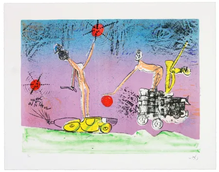 Lithografie Matta - All Cosmicstrippers VII