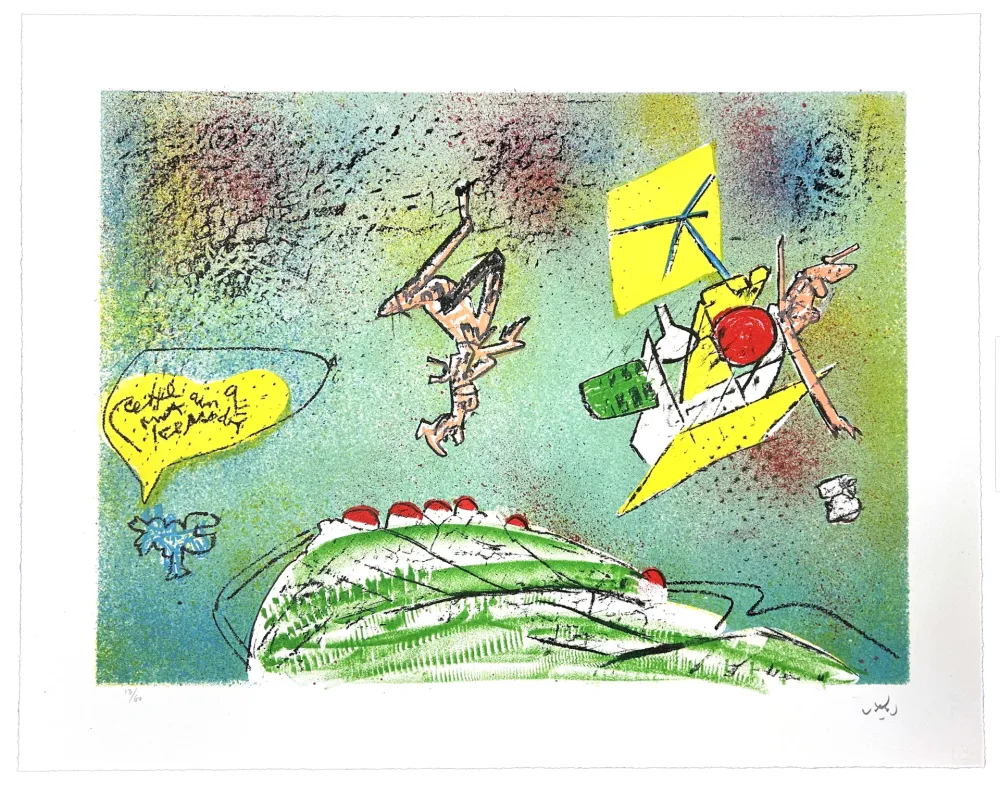 Lithografie Matta - All Cosmicstrippers VIII