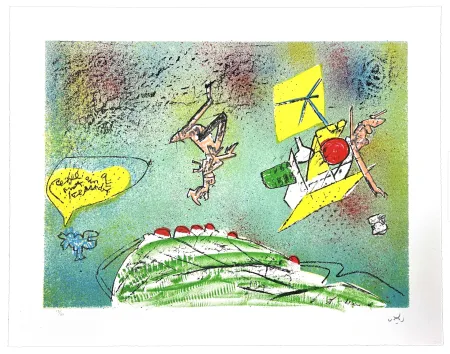 Lithografie Matta - All Cosmicstrippers VIII