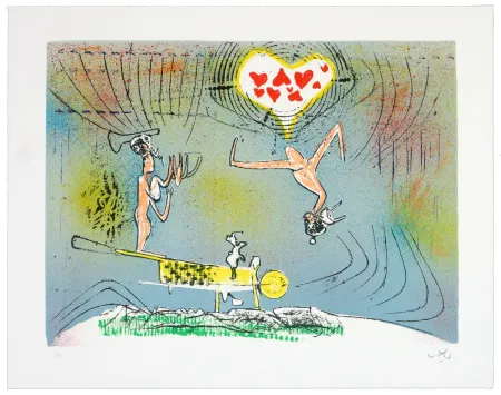 Lithografie Matta - All Cosmicstrippers XI