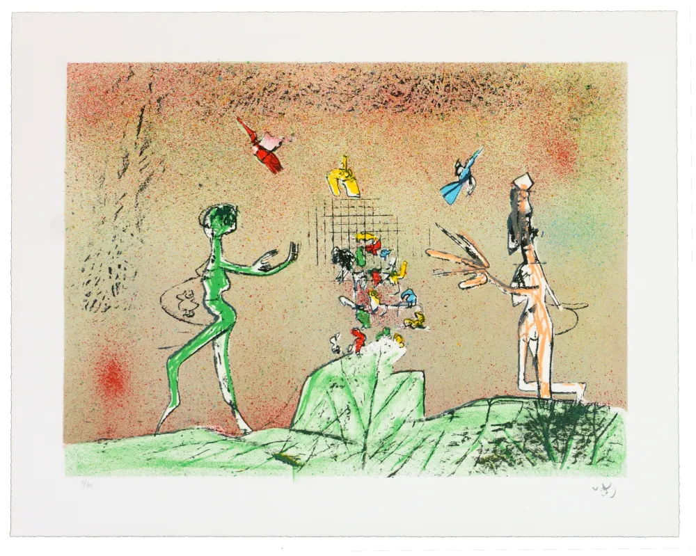 Lithografie Matta - All Cosmicstrippers XIII