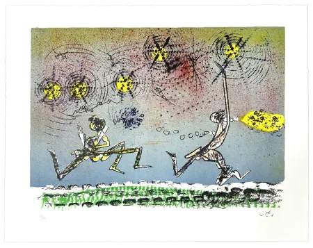 Lithografie Matta - All Cosmicstrippers XVII