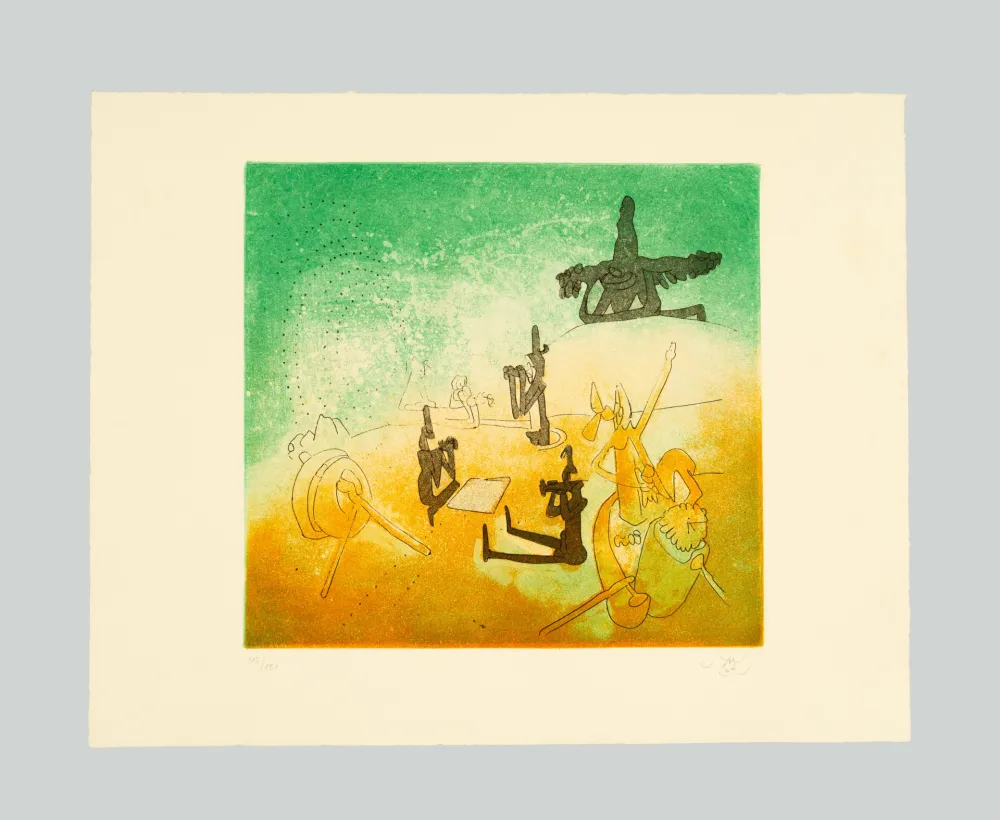 Ets En Aquatint Matta - Autoapocalipse