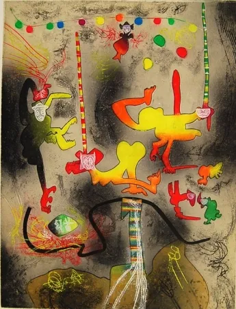 Ets En Aquatint Matta - Carne-Amont