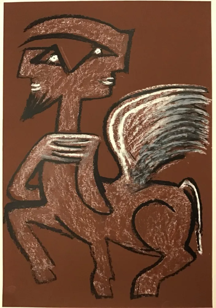 Zeefdruk Matta - Centaure hermaphrodite