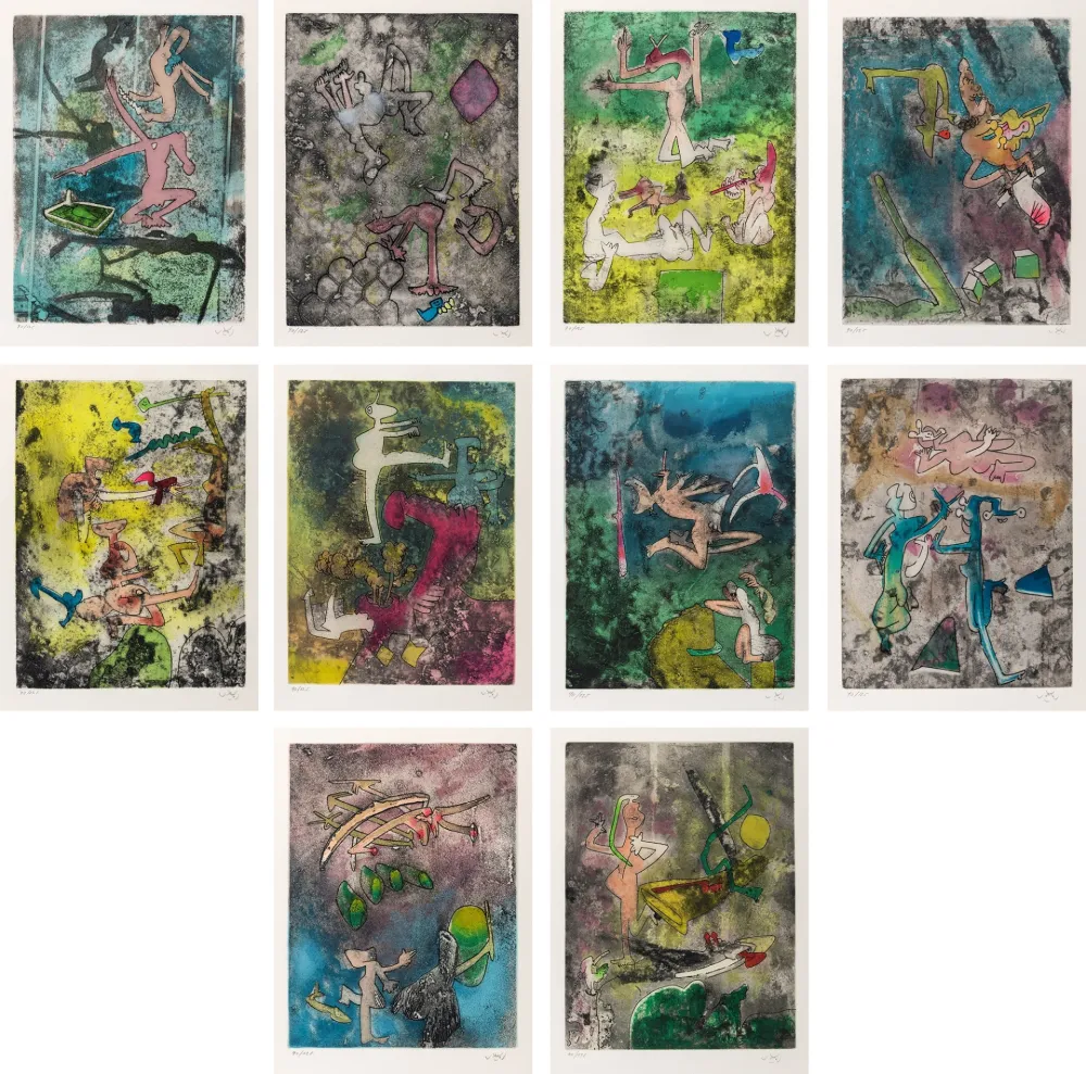 Ets En Aquatint Matta - Centre noeuds