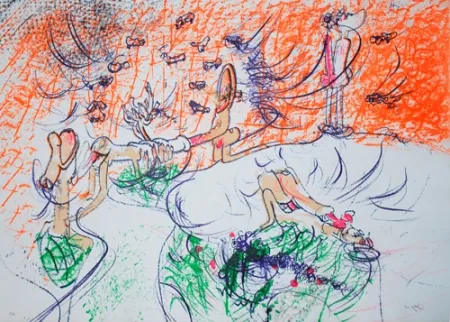 Lithografie Matta - Composition 