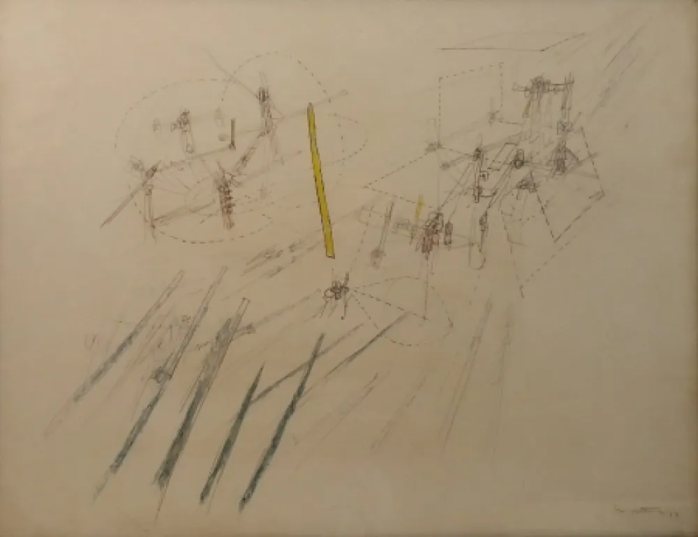 Geen Techniek Matta - Composition surréaliste