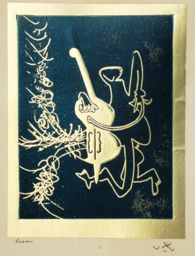 Ets En Aquatint Matta - Contropbasse