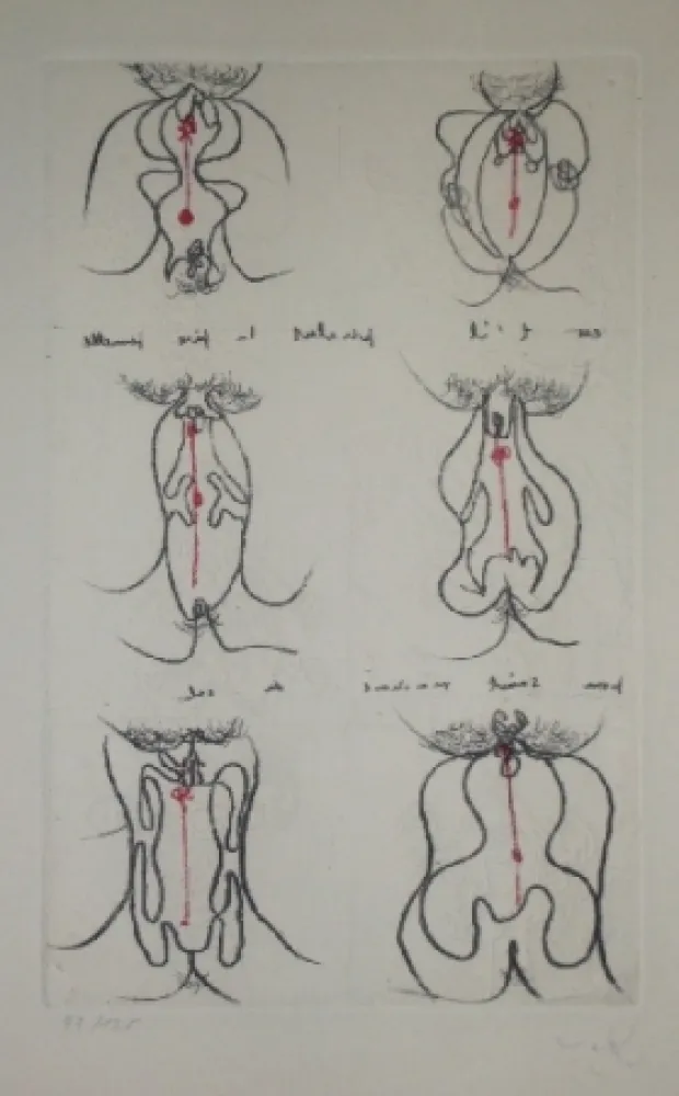 Ets En Aquatint Matta - Episstil et pistelle