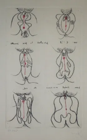 Ets En Aquatint Matta - Episstil et pistelle
