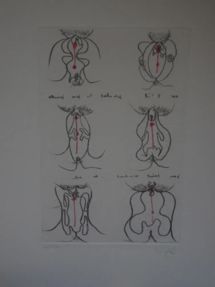 Ets En Aquatint Matta - Epistill et pistelle.