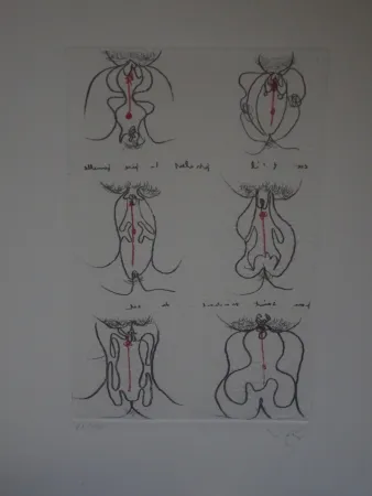 Ets En Aquatint Matta - Epistill et pistelle.