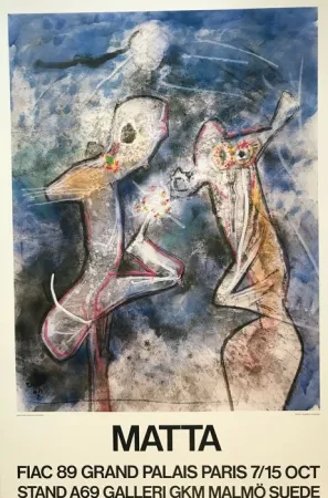 Poster Matta - Exhibition poster 1989