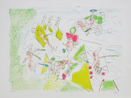 Lithografie Matta - Falbala