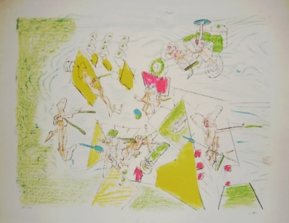 Lithografie Matta - Falbala