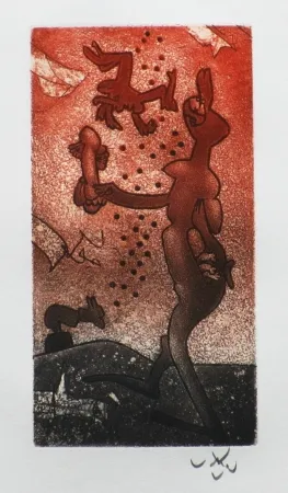 Ets En Aquatint Matta - Fou-rieuse