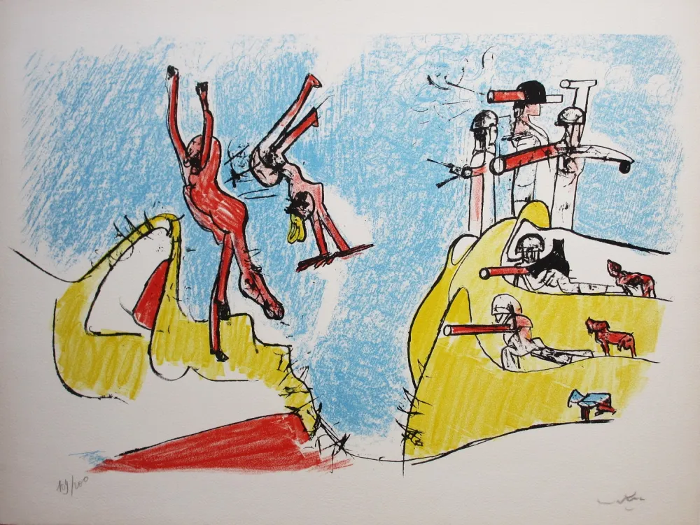 Lithografie Matta - Had a Great Fall