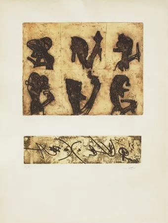 Ets En Aquatint Matta - Herring-Harangue