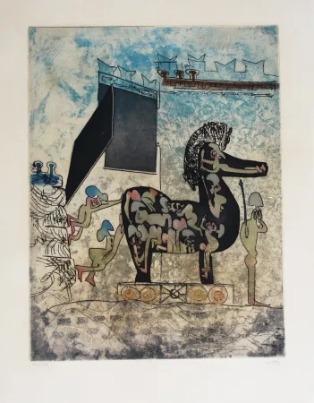 Ets En Aquatint Matta - HOM'MERE-Chaosmos 