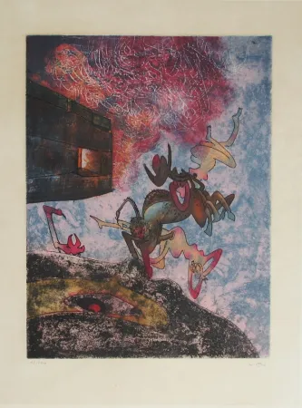 Ets En Aquatint Matta - HOM'MERE-Chaosmos 