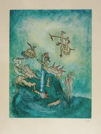 Ets En Aquatint Matta - HOM'MERE-Chaosmos 