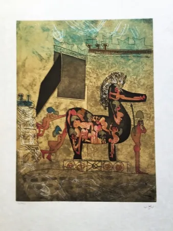 Ets En Aquatint Matta - Hom'Mere Chaosmos, Vol. I