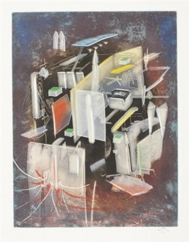 Ets En Aquatint Matta - Hom'mere III, suite complète 