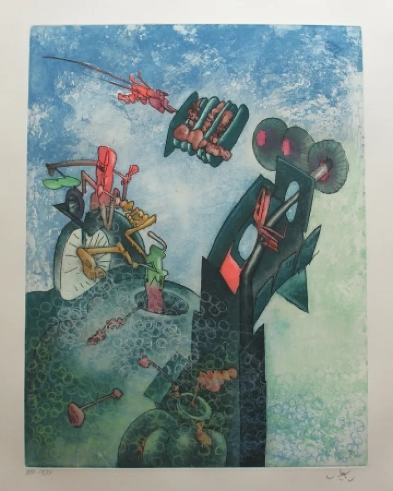 Ets En Aquatint Matta - Hom'mère - L'eautre (Planche 10)